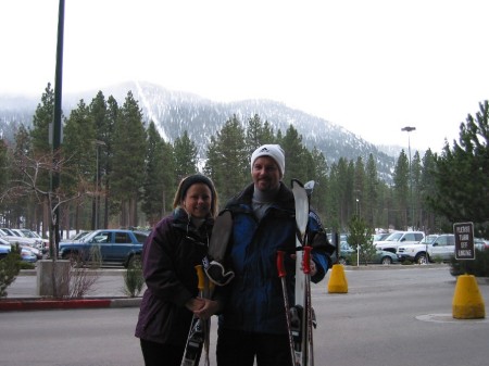 Skiing in Tahoe with Heidi