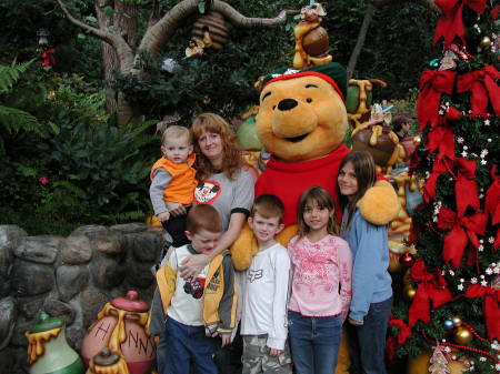 The gang at Disneyland