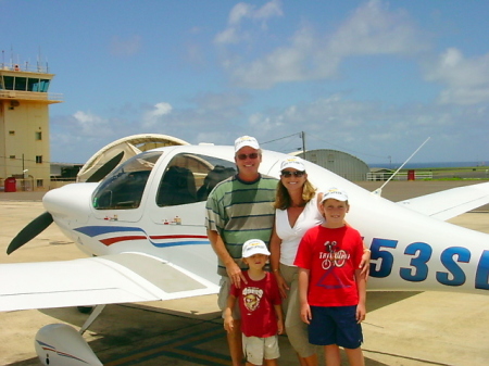 Family visit to Kauai