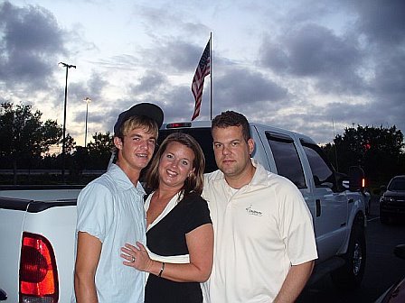 Austin (my son), Me & Robert (my husband) Nov 2007