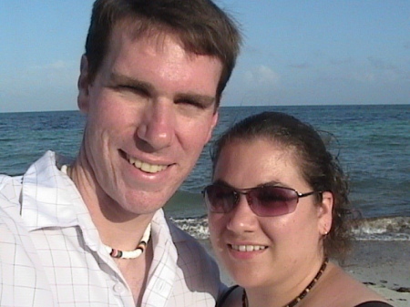David and I in the Bahamas