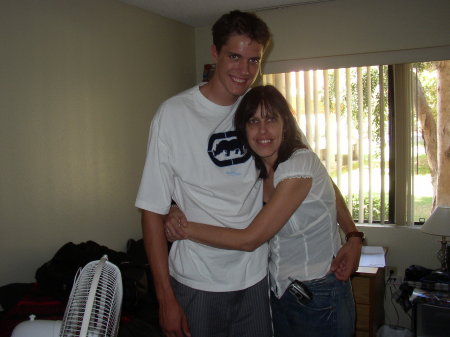 Me and My Baby Boy-Move in Day Dorm Sept 2006