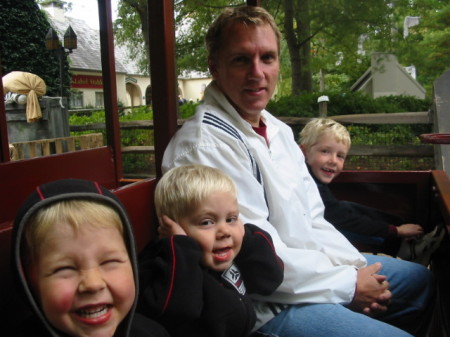 On the Train at Busch Gardens