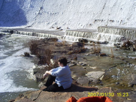 the dam in oklahoma (me in the pic)