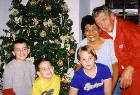 Dad's last Christmas 2004
