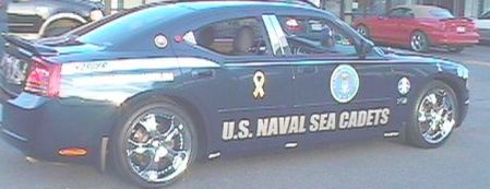 My Charger in U S Naval Sea Cadet mode for Parades