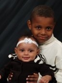 My son Malcolm and daughter Zion
