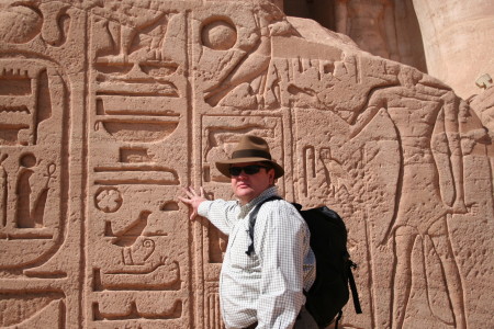 Explorer Mitch in Egypt