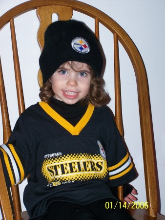 little Pittsburgh Steeler Fan