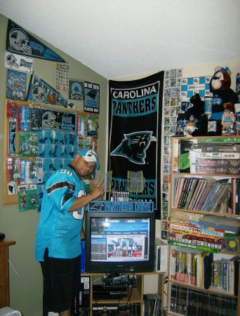 West Coast Biggest Carolina Panther Fan!