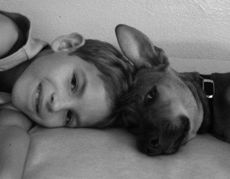 My son & my dog