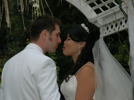 my son and his bride in August 2007
