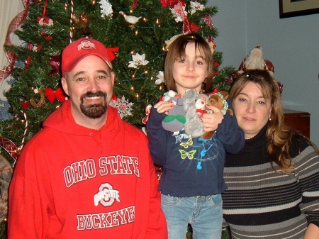 Eric, Marsha, & Maggie 2007 Christmas