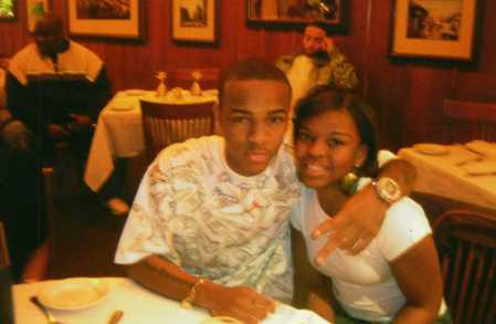 Brittney chillin with Bow Wow on her 16th B-day.