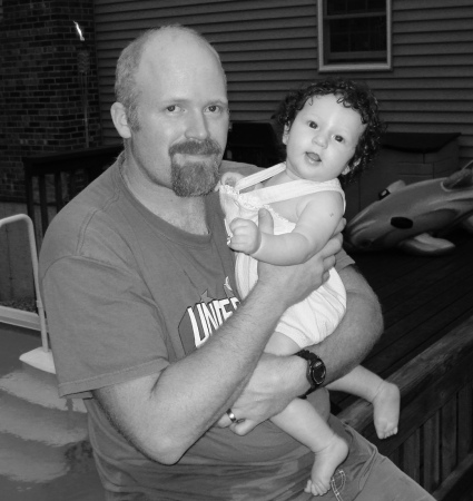 Daddy and Lillie - June 2007