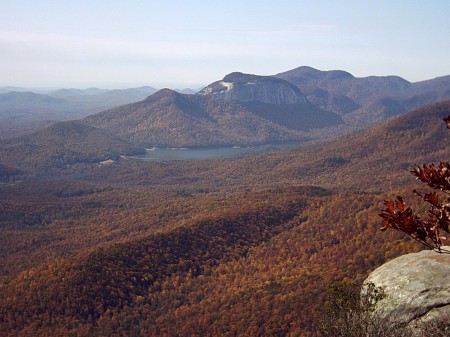 Ceasar's Head view of Table Rock state park