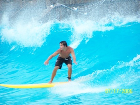 Zach surfing