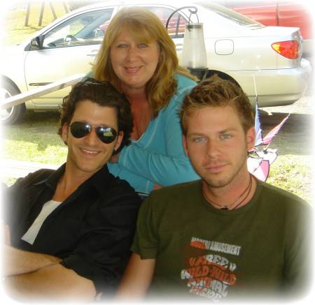 My sons Bryan & Kevin & I ~ April 2006