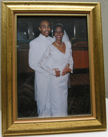My wedding day, December 2000