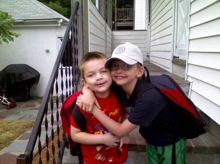 Christopher & Jake on the 1st Day of School 2007-2008