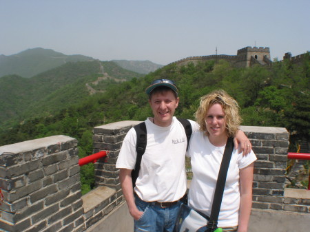 On the Great Wall of China May 2007