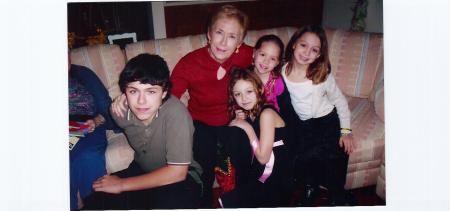 my mom, my niece, and my kids-Christmas 2006