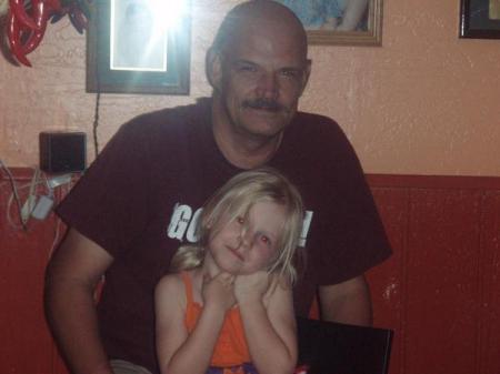 Madison, posing sweetly and her Papa