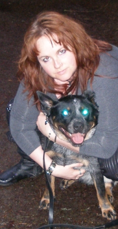 Me & Frank, ACD. His eyes glow when you squeeze him!