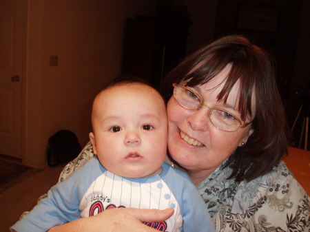 Me and my first grandson, Alex