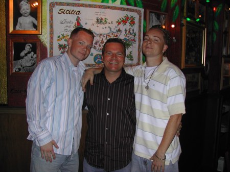 Me with my nephews Kevin and Michael in Vegas.