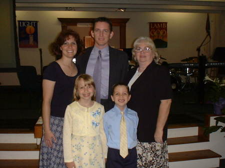 Easter, 2006 with Grandma Jenks