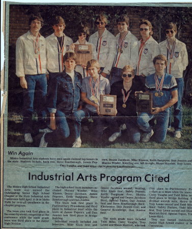 Industrial Arts Back in the day