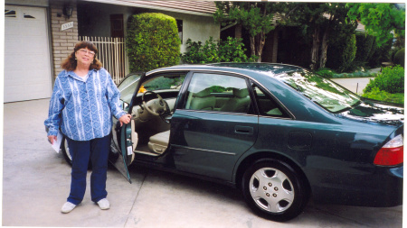 Dot in the driveway of my home here in Simi Valley, CA