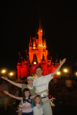 John, Francy, Alaina and Payton at Disney World 2007