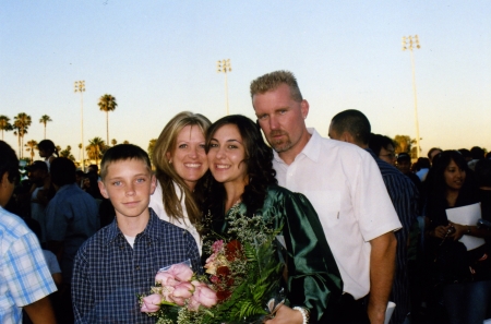 Taylor's HS graduation, June 2007