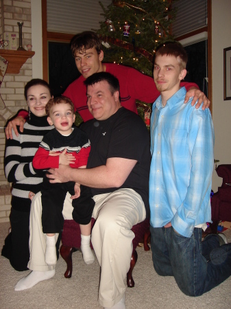 David Hubbard & family Corey, Joseph, Ashley & grandson Arthor