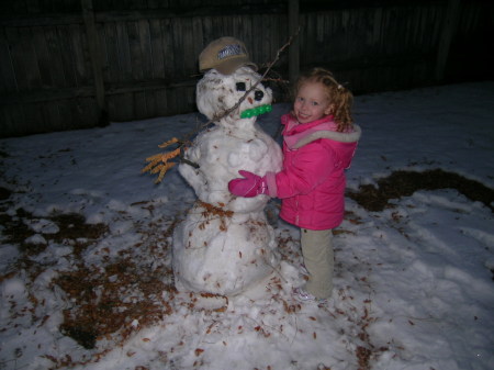 Kylie's First Snowman