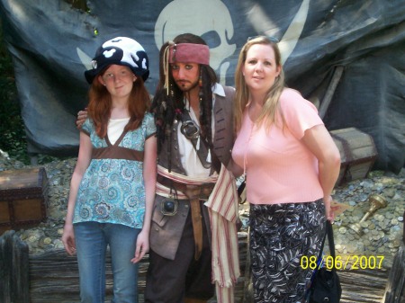 Awna and I with Jack Sparrow