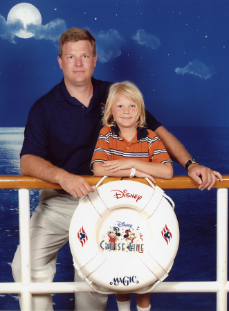 Thomas and I on the Disney Cruise