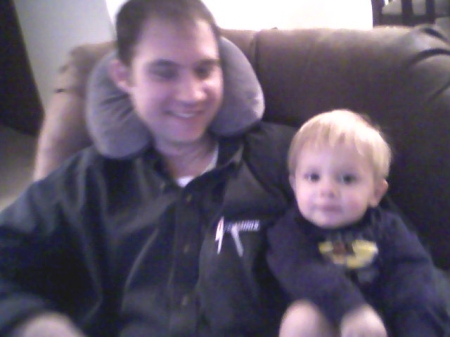 My hubby and Parker