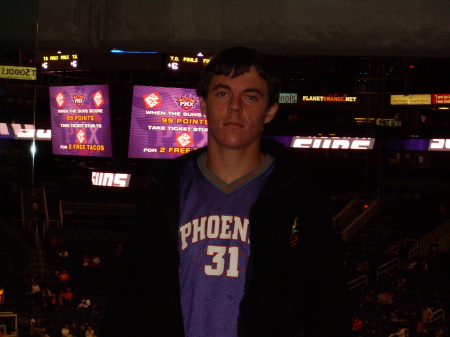 Cameron at Suns Game