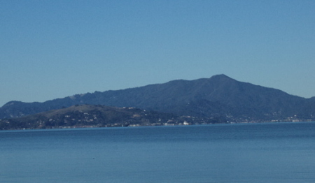 Mount Tamalpais, as seen from Richmond