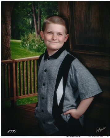 My oldest Son Cullen, December 2006 - Age 11