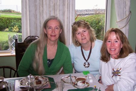 Karen, Genevive and I in Ardaghmore B&B Ballycastle, Northern Ireland