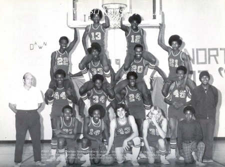 Northern High Varsity Basketball Team 1976