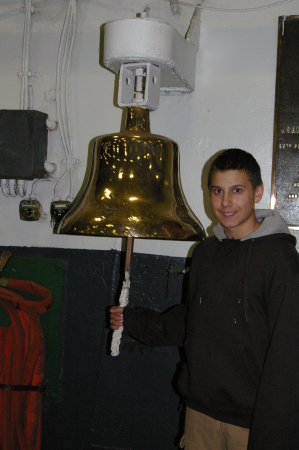 Braden on the USS John F. Kennedy