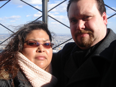 dale & me in NYC Empire State Building