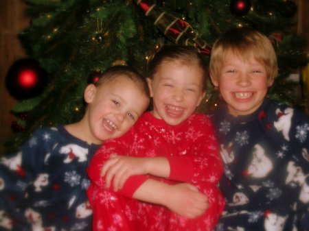 my kids Christmas 06