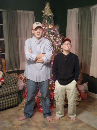 Taylor and Jake Christmas 2007