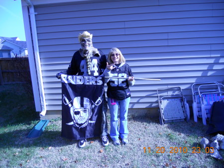 Me and My Husband, Big Raider Fans!